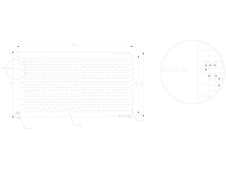 Pagina 1-CAD-DWG Model tabla perforata GRIRO Detaliu de montaj Tabla expandata 