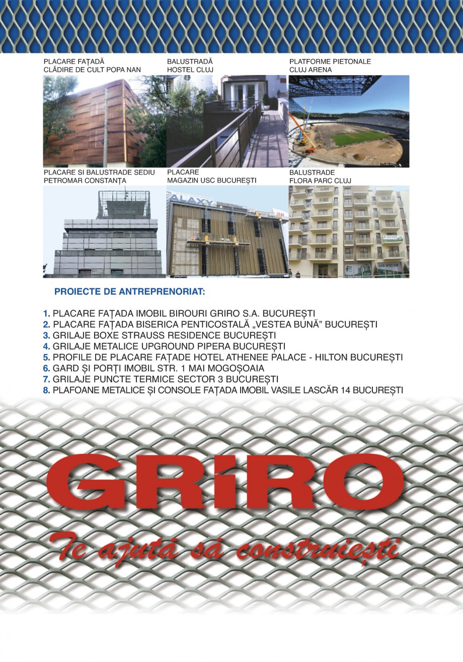 Pagina 23-Catalog de prezentare GRIRO Tabla expandata Catalog, brosura Romana ouri de balustrada și mâna...