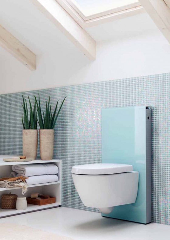 GEBERIT Amenajare camera de baie - detaliu - Sisteme incastrabile pentru WC pisoare bideuri si lavoare