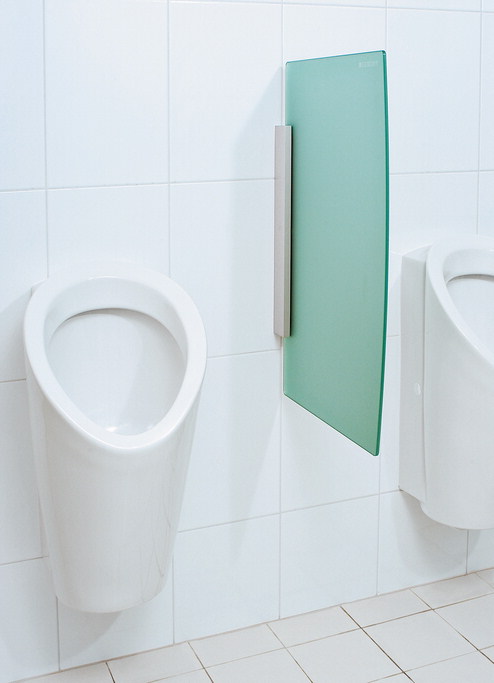 GEBERIT Partitii rectangulare pentru pisoar sticla verde - Sisteme incastrabile pentru WC pisoare bideuri si lavoare