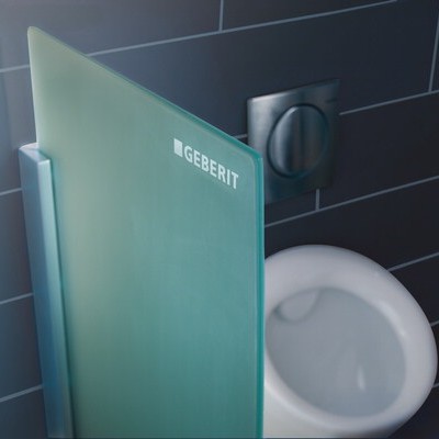 GEBERIT Partitii sticla verde - Sisteme incastrabile pentru WC, pisoare, bideuri si lavoare GEBERIT