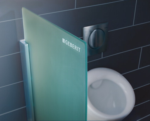 GEBERIT Partitii sticla verde - Sisteme incastrabile pentru WC, pisoare, bideuri si lavoare GEBERIT