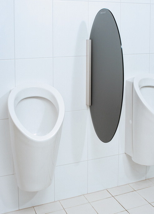 GEBERIT Partitii ovale pentru pisoar - vazute de aproape - Sisteme incastrabile pentru WC pisoare bideuri