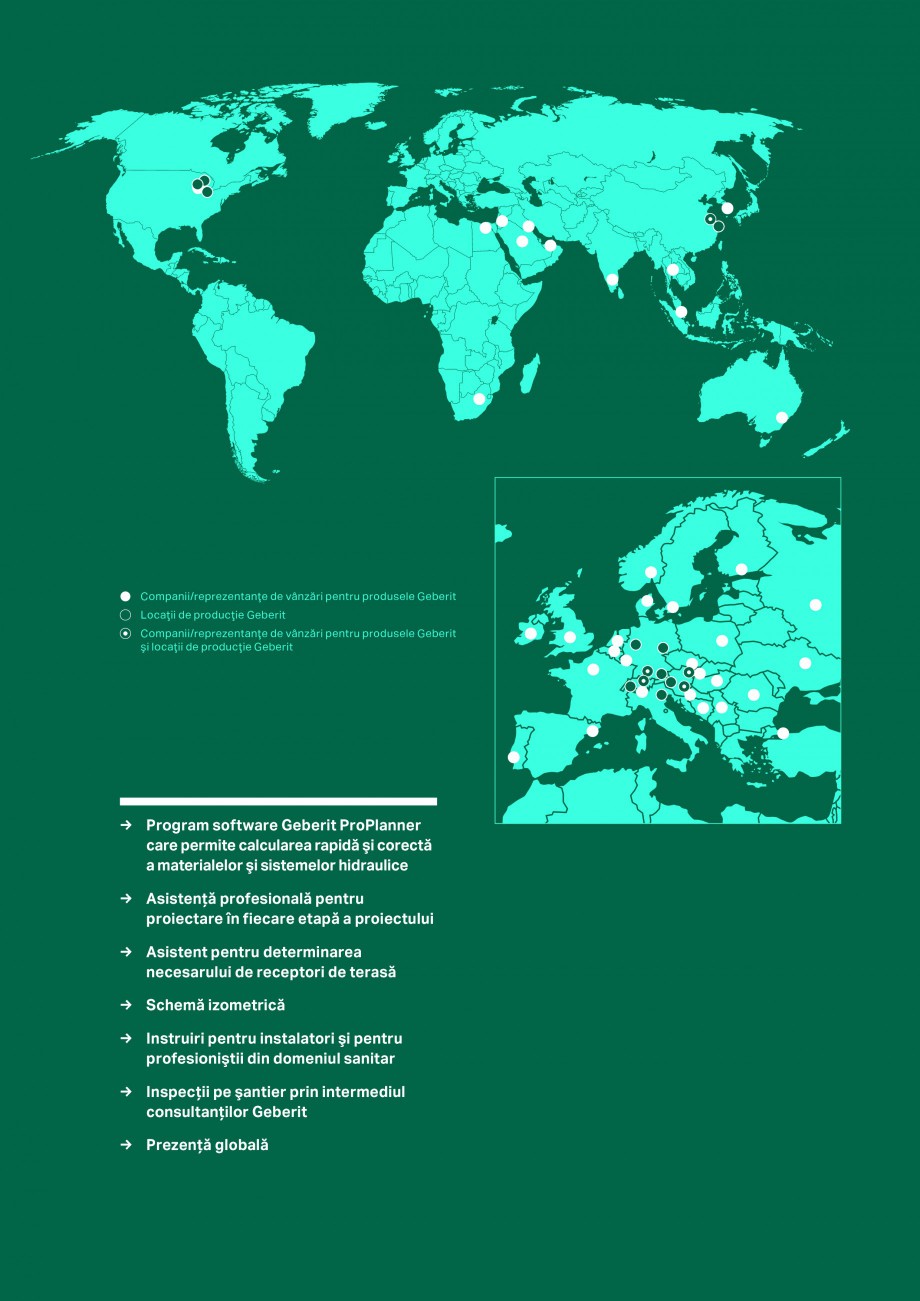 Pagina 15-Sistemul de drenare pentru acoperisuri Geberit Pluvia GEBERIT Catalog, brosura Romana ometrică,...