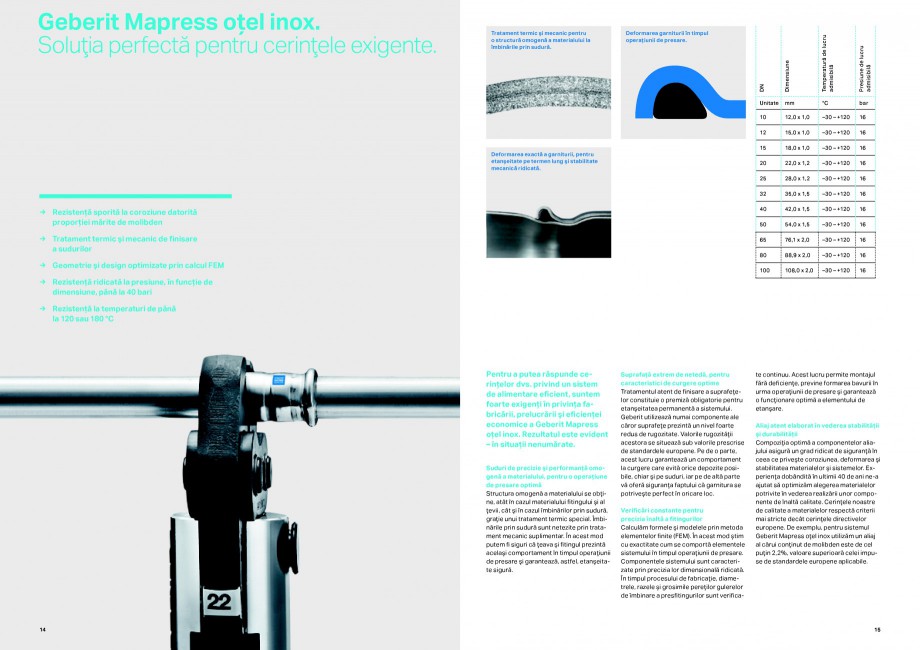 Pagina 8-Sisteme de alimentare Geberit GEBERIT Catalog, brosura Romana e fi utilizată pentru toate...