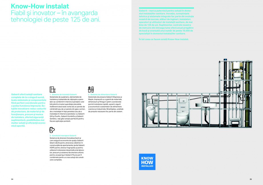 Pagina 13-Sisteme de alimentare Geberit GEBERIT Catalog, brosura Romana de o singură unealtă. Soluţie...