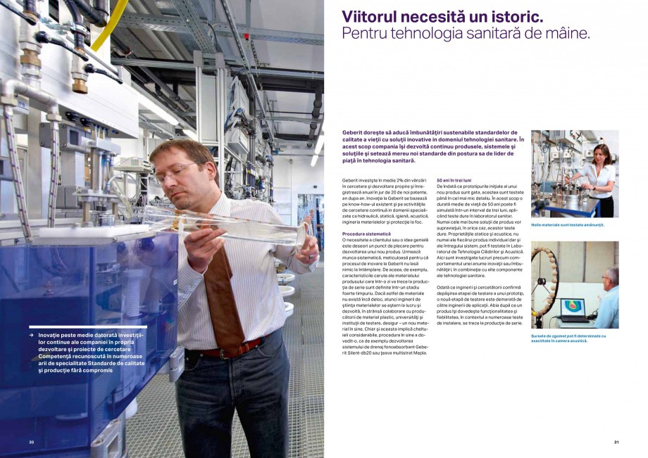 Pagina 16-Sisteme de evacuare Geberit, fitinguri si sifoane de evacuare GEBERIT Catalog, brosura Romana i...