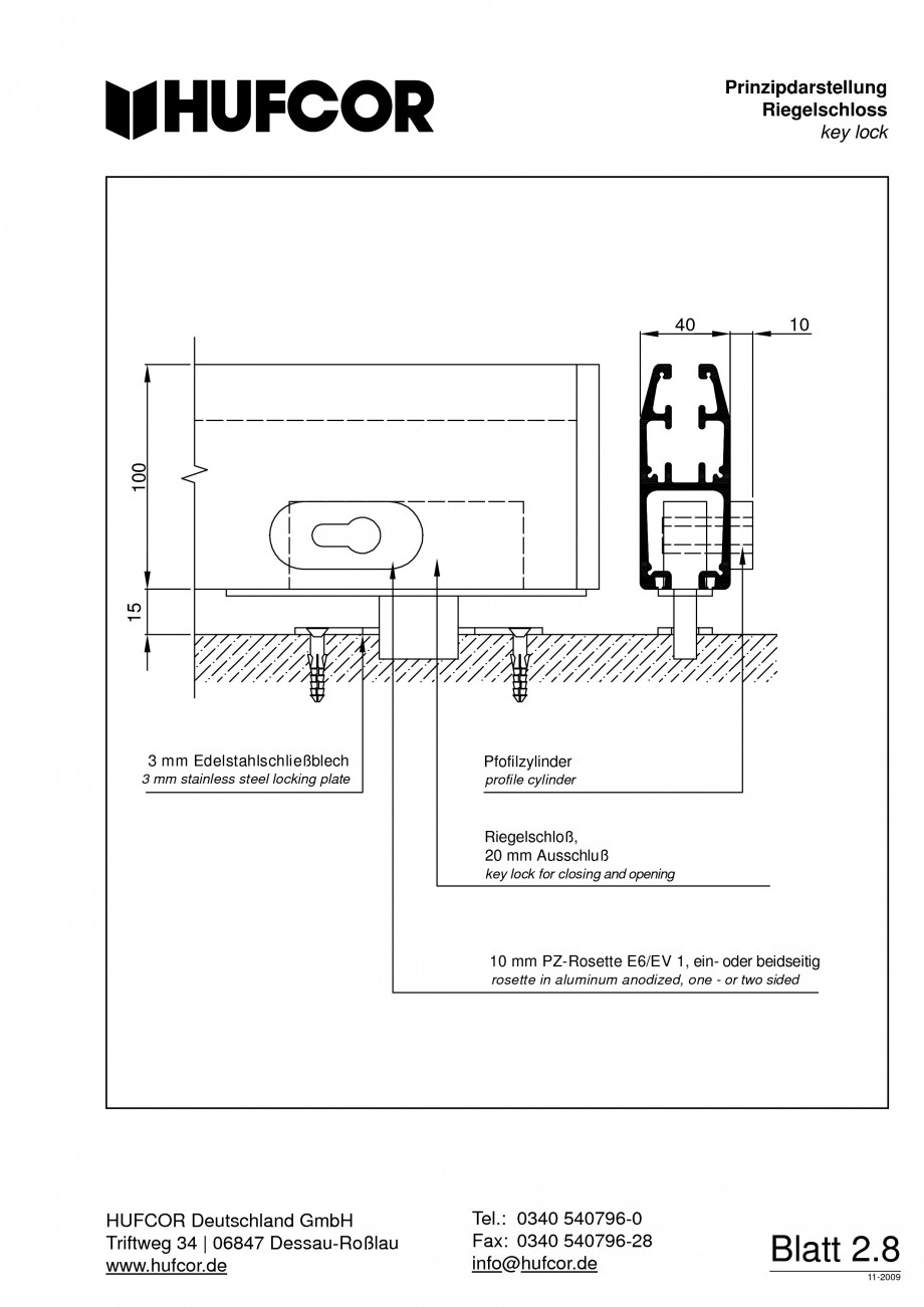 Pagina 52-Pereti amovibili HUFCOR Fisa tehnica Engleza, Germana punktaufhängung

Typ 38

Typ 40

Parkung der ...