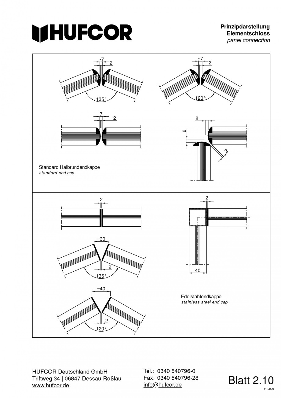 Pagina 54-Pereti amovibili HUFCOR Fisa tehnica Engleza, Germana acoustic barrier with 12,5mm gypsum per side, ...