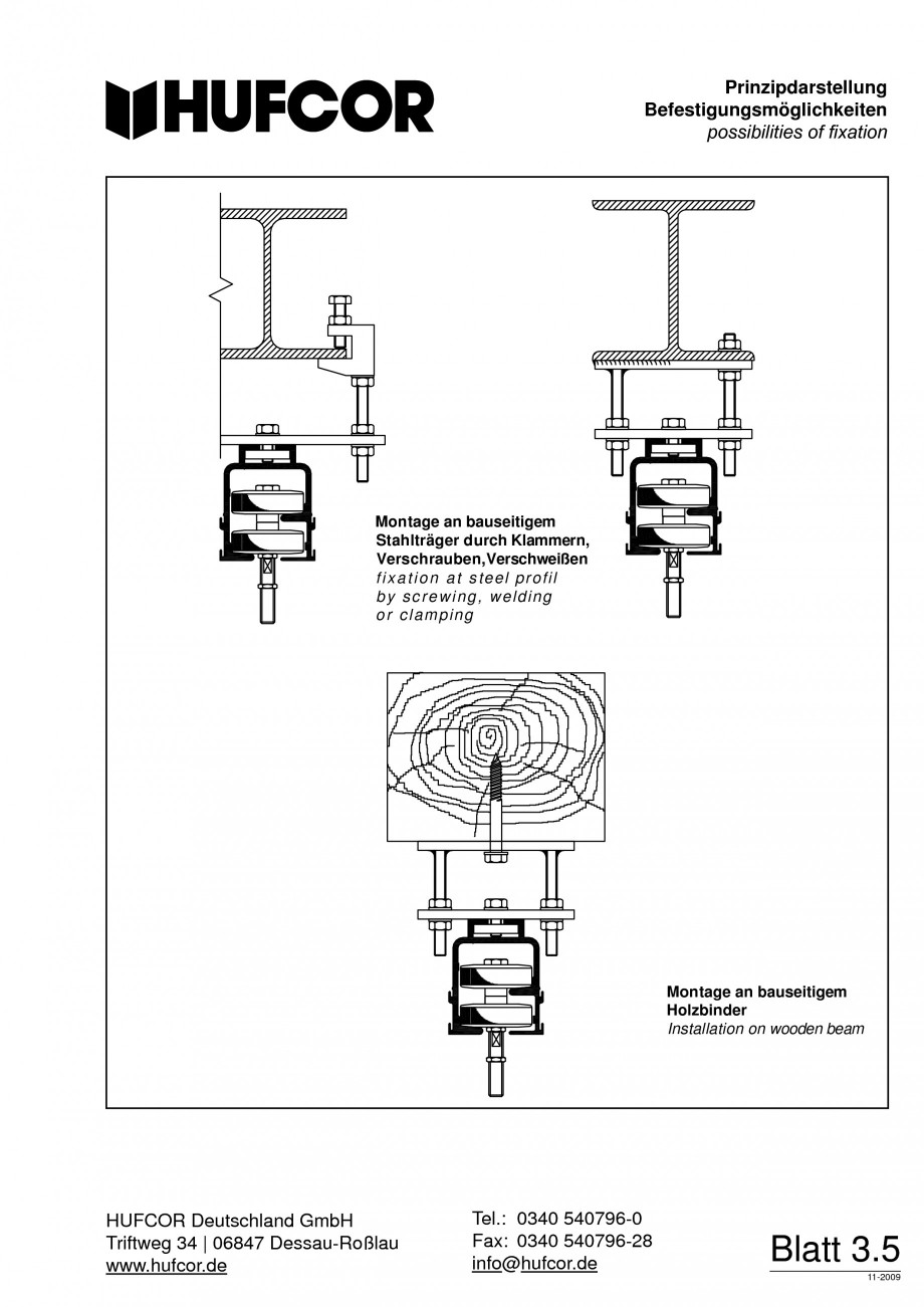 Pagina 62-Pereti amovibili HUFCOR Fisa tehnica Engleza, Germana ertige Furnier- und Akustikoberflächen? Kein ...