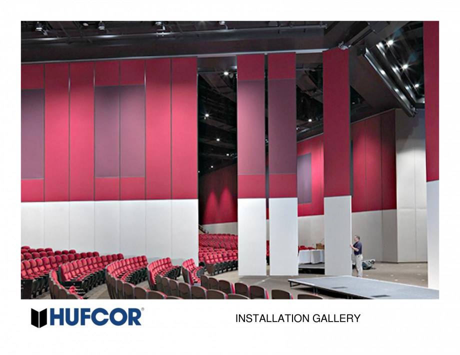 Pagina 1-Pereti amovibili HUFCOR Lucrari, proiecte Engleza INSTALLATION GALLERY

INSTALLATION GALLERY
...