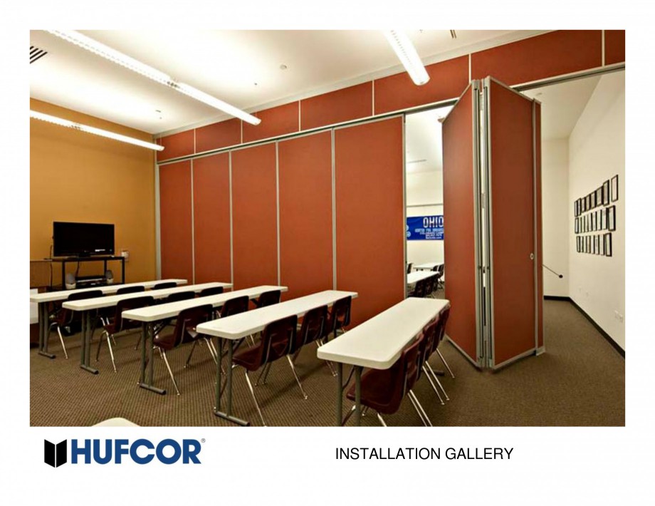 Pagina 4-Pereti amovibili HUFCOR Lucrari, proiecte Engleza 