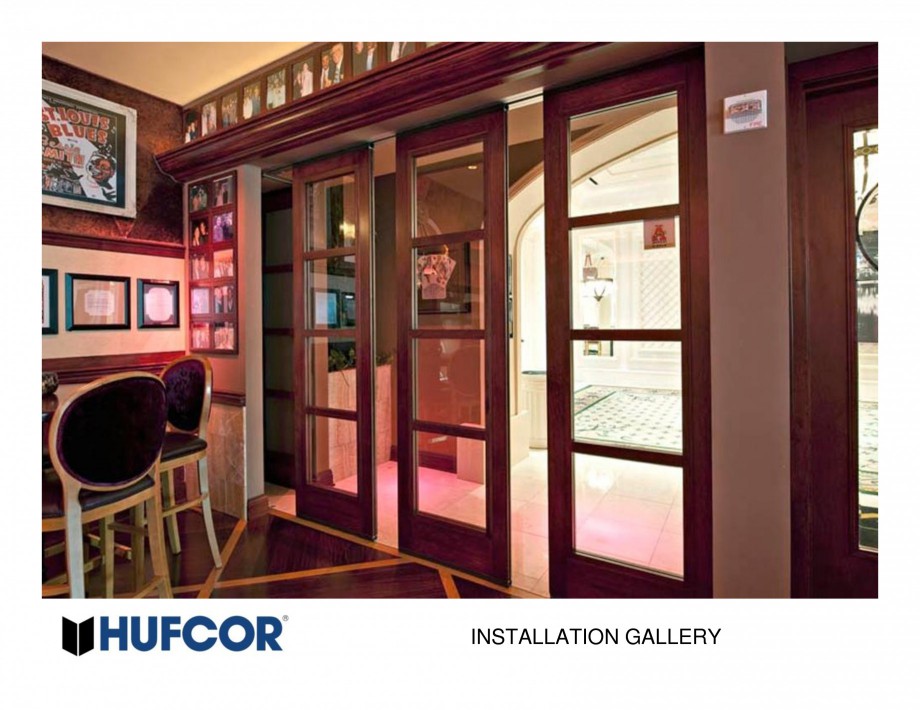 Pagina 6-Pereti amovibili HUFCOR Lucrari, proiecte Engleza 