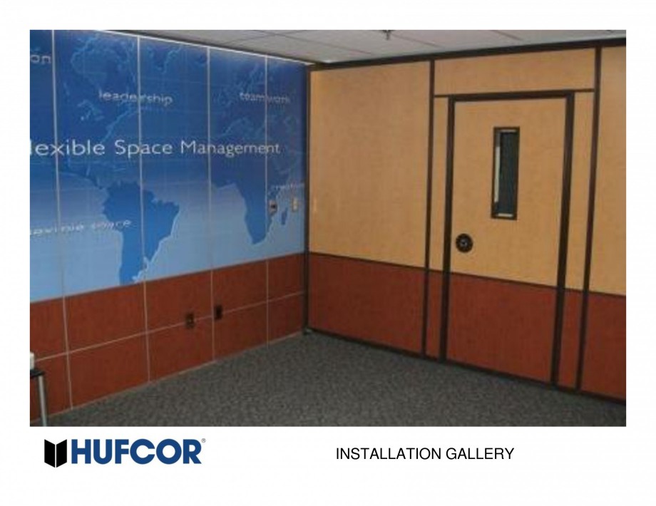 Pagina 18-Pereti amovibili HUFCOR Lucrari, proiecte Engleza 