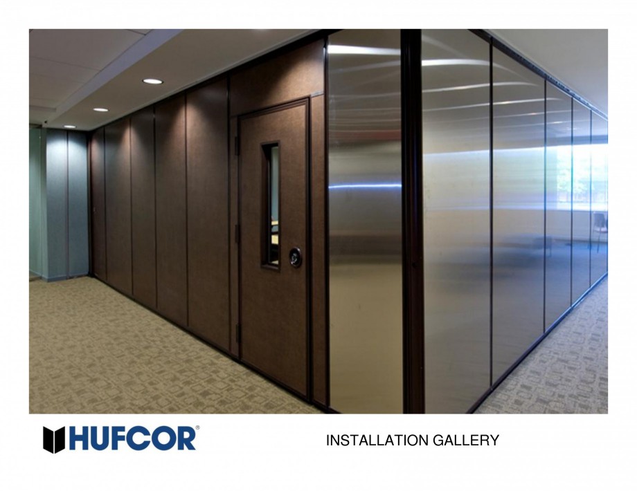 Pagina 34-Pereti amovibili HUFCOR Lucrari, proiecte Engleza 