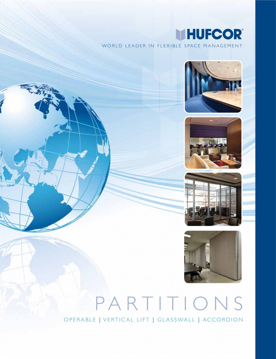 Pagina 1-Caracteristicile tehnice pentru peretii amovibili  HUFCOR Fisa tehnica Engleza W O R L D L E A D E R...