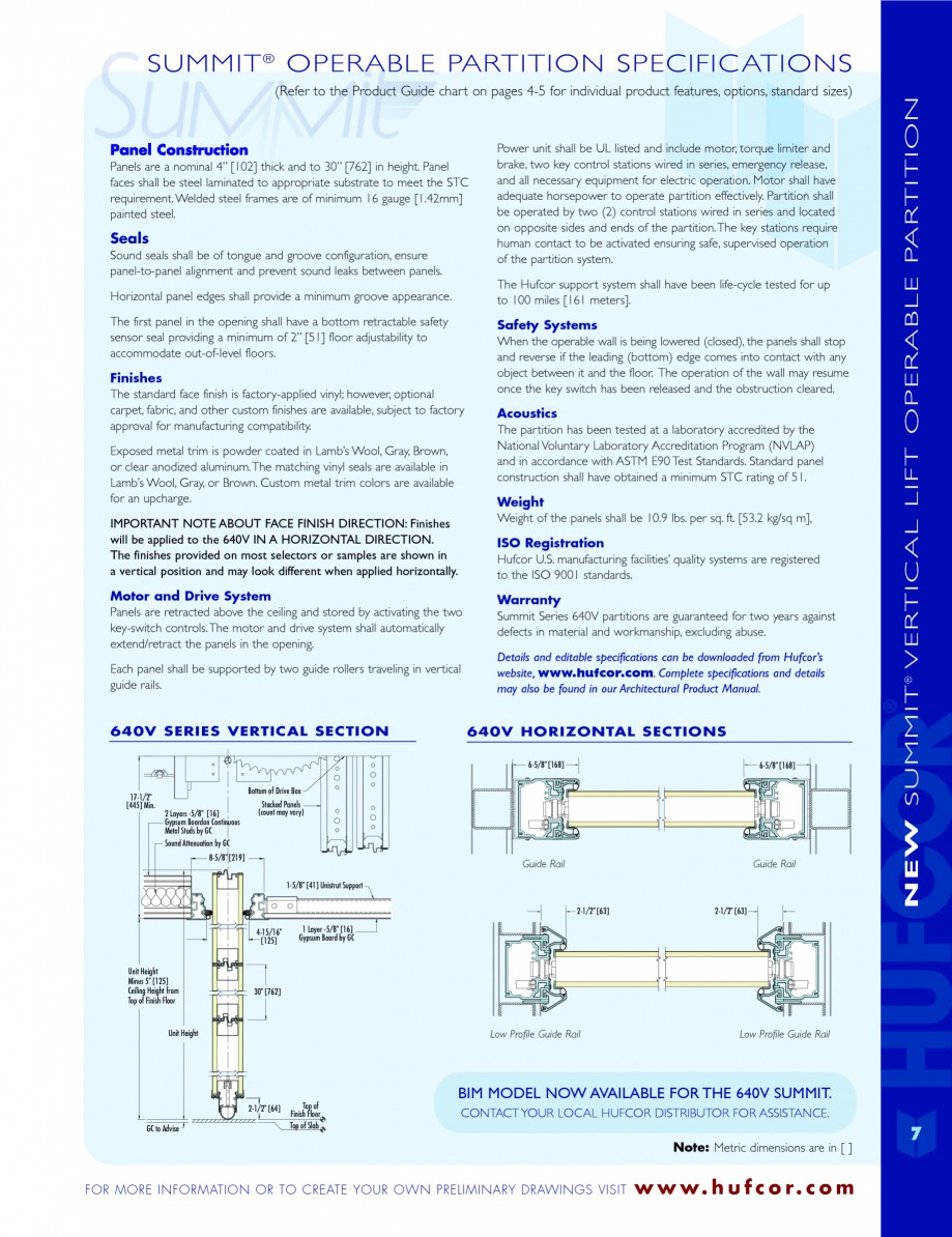 Pagina 7-Caracteristicile tehnice pentru peretii amovibili  HUFCOR Fisa tehnica Engleza  How to Optimize the...