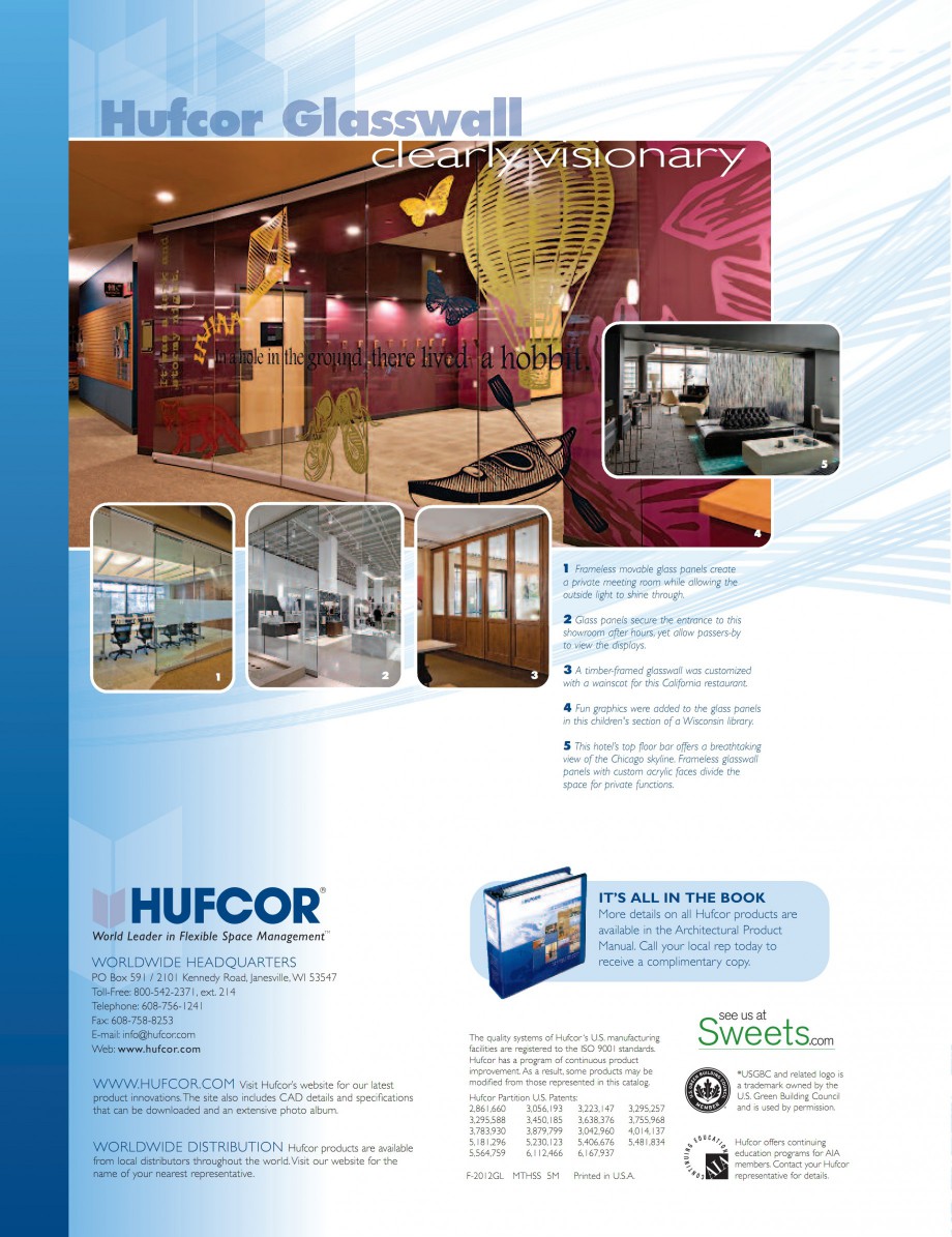 Pagina 6-Pereti amovibili din sticla HUFCOR Catalog, brosura Engleza or.com

WWW.HUFCOR.COM

Visit Hufcor’s...