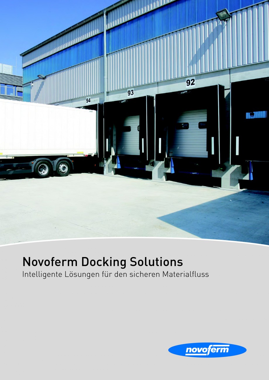 Pagina 1-Rampe de incarcare, descarcare NOVOFERM NovoDock L300, NovoDock H1300, NovoDock H1500, NovoDock L100...