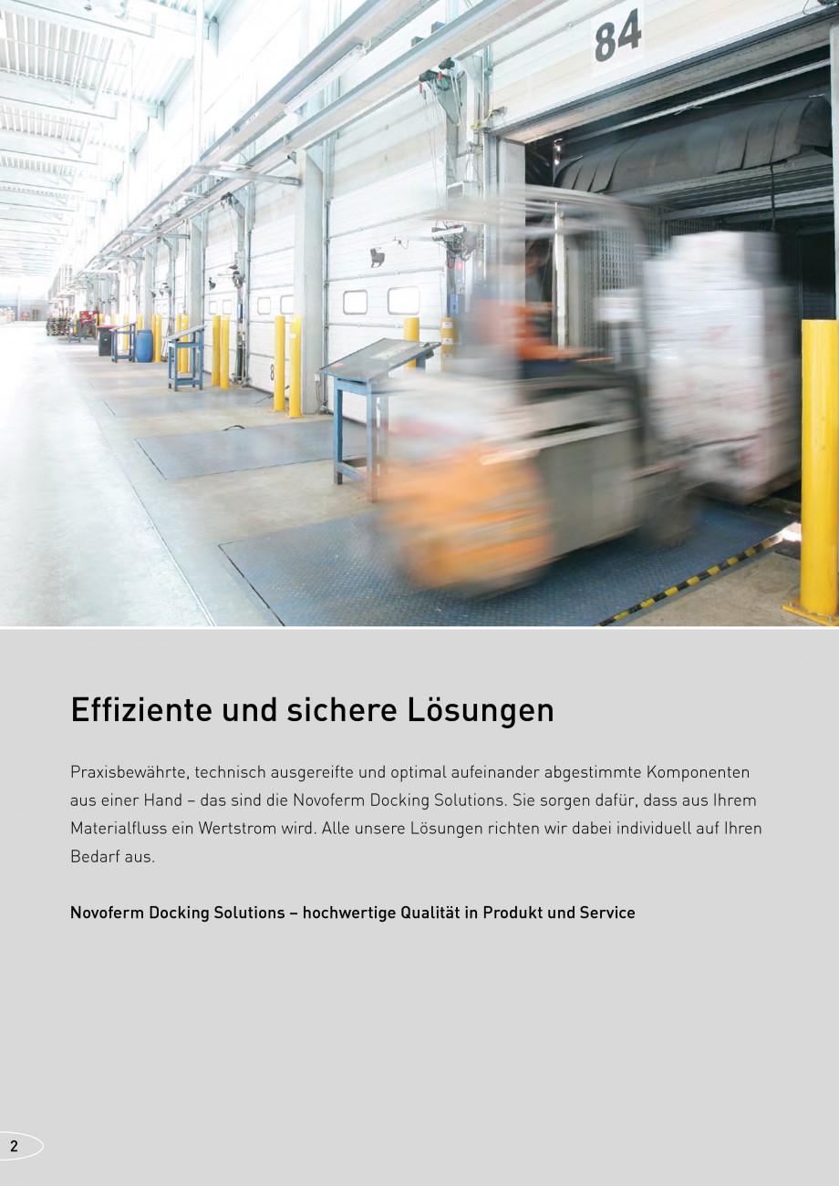 Pagina 2-Rampe de incarcare, descarcare NOVOFERM NovoDock L300, NovoDock H1300, NovoDock H1500, NovoDock L100...