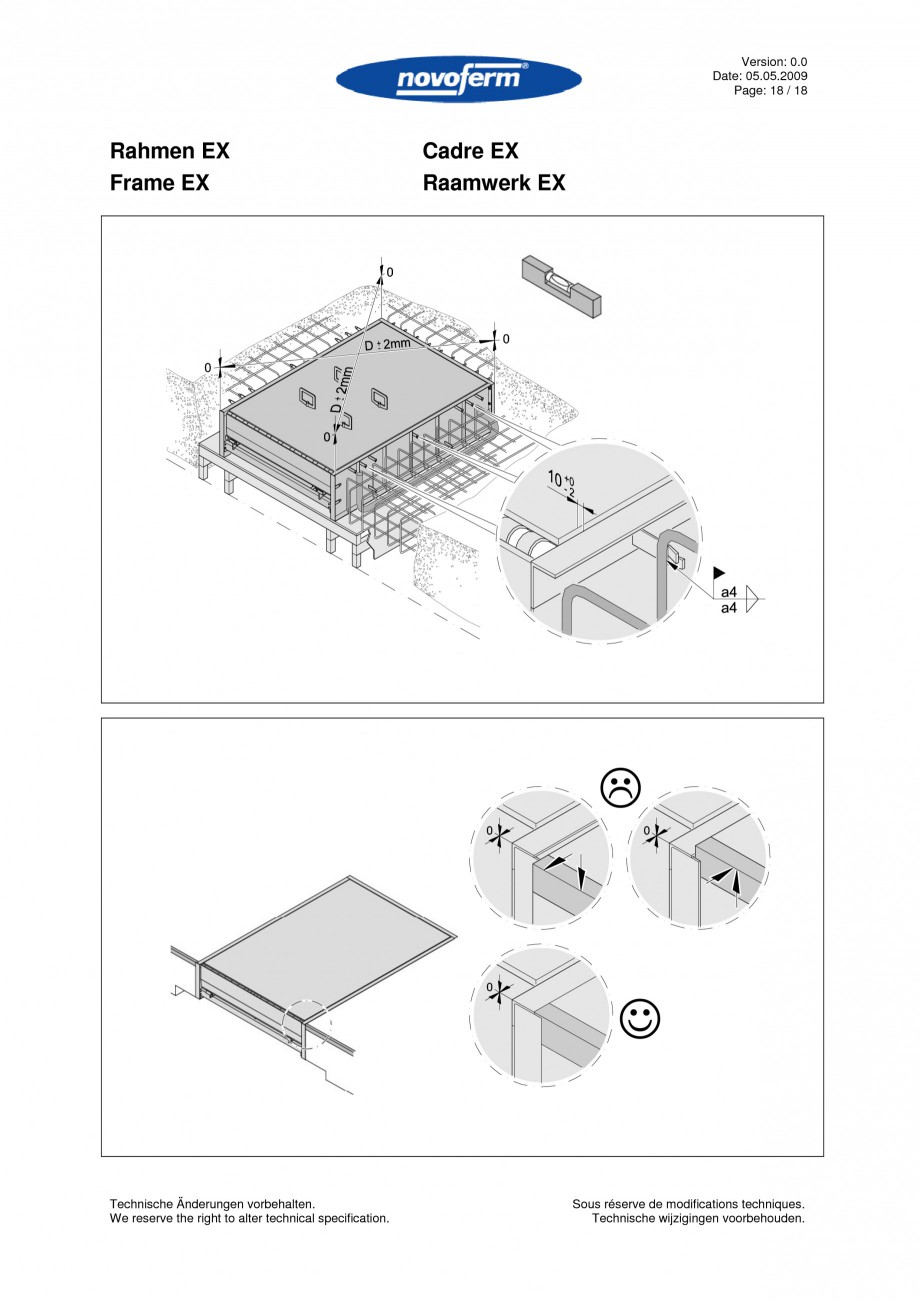 Pagina 18-Rampe de incarcare, descarcare  NOVOFERM NovoDock L300 Instructiuni montaj, utilizare Engleza,...