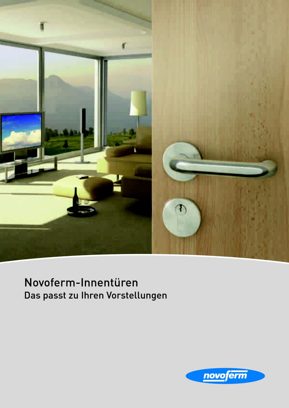 Pagina 1-Usi rezistente la foc NOVOFERM Fisa tehnica Germana Novoferm-Innentüren
Das passt zu Ihren...