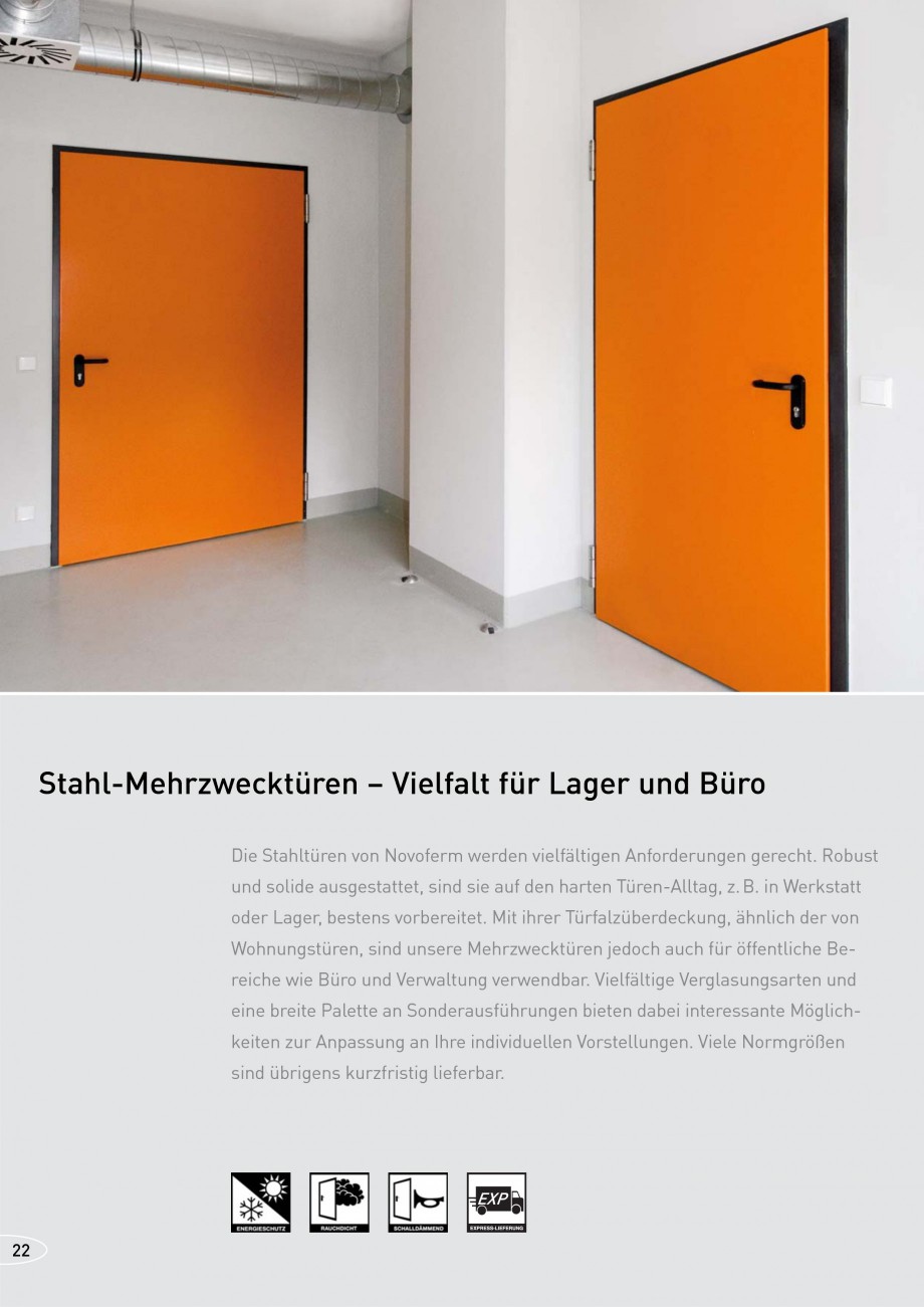 Pagina 22-Usi rezistente la foc NOVOFERM T30, T90, MZ Fisa tehnica Germana  Oberblende auch mit Rauchschutz...