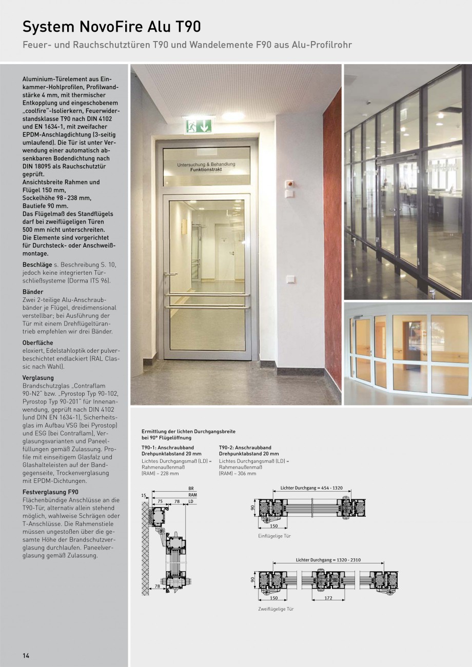 Pagina 14-Usi rezistente la foc NOVOFERM Fuego light T30, Presto RS, Fuego light T90 Fisa tehnica Germana...