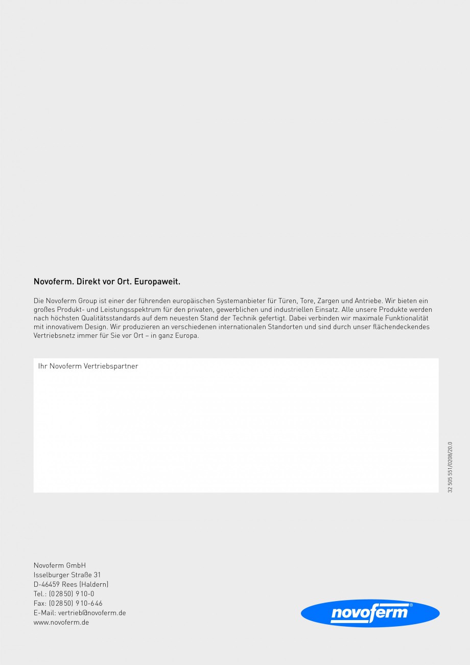 Pagina 16-Usi rezistente la foc NOVOFERM Fuego light T30, Presto RS, Fuego light T90 Fisa tehnica Germana  max...