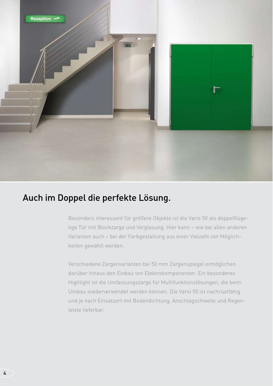 Pagina 4-Usi rezistente la foc NOVOFERM NovoFire Fisa tehnica Germana 	 BUK V 8618 – kein Ausklinken von...