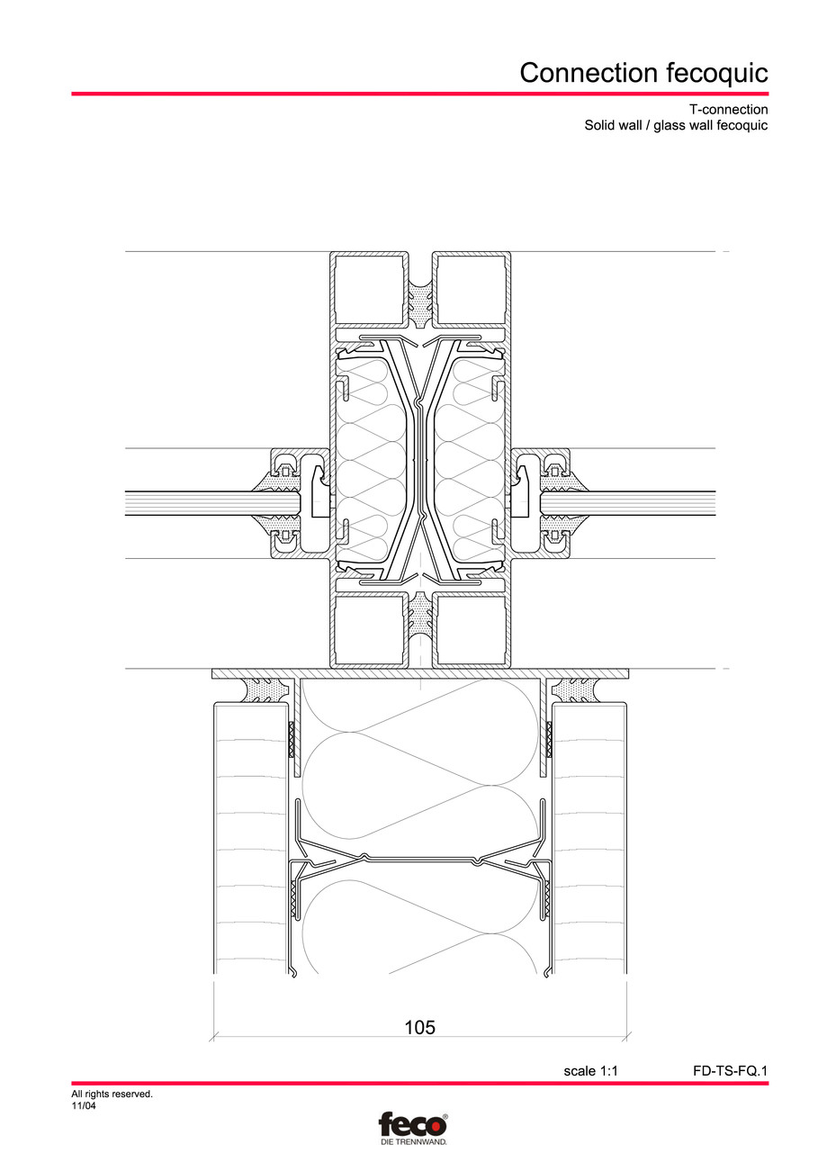 Pagina 5-CAD-PDF Detaliu racord pereti FECO Detaliu de montaj FecoPur, FecoFix, FecoLux 