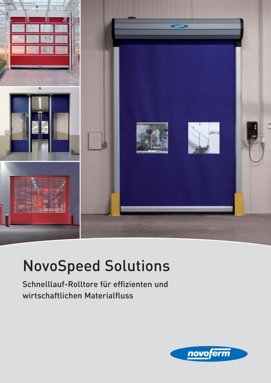 Pagina 1-Porti industriale rapide NOVOFERM NovoSpeed  Fisa tehnica Germana NovoSpeed Solutions...