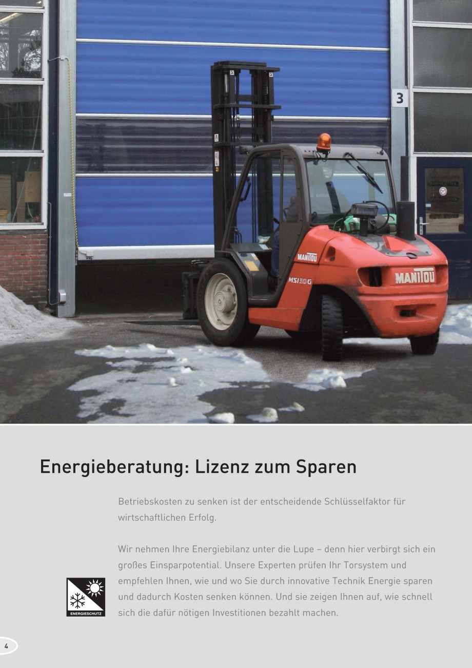 Pagina 4-Porti industriale rapide NOVOFERM NovoSpeed  Fisa tehnica Germana Energiebilanz unter die Lupe –...