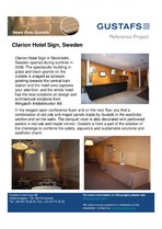 Panouri fonoabsorbante - Clarion Hotel Sign, Sweden GUSTAFS