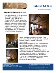 Panouri fonoabsorbante - Copperhill Mountain Lodge
