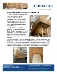 Panouri fonoabsorbante - Mary Magdalene Academy, London, UK