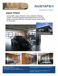 Panouri fonoabsorbante - Showroom Jaguar, Poland
