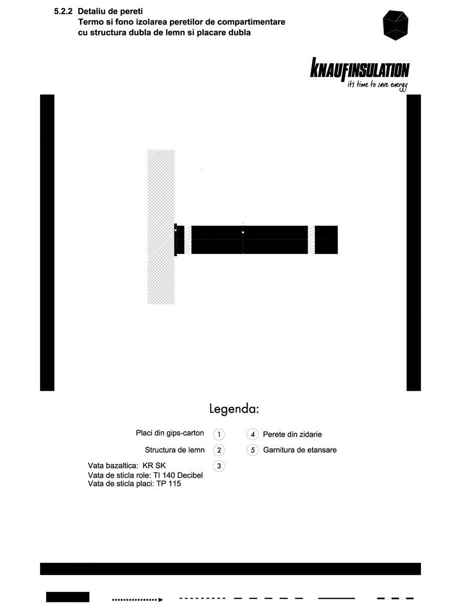 Pagina 1-CAD-DWG Detaliu de pereti termo si fono izolarea peretilor de compartimentare cu structura dubla de ...