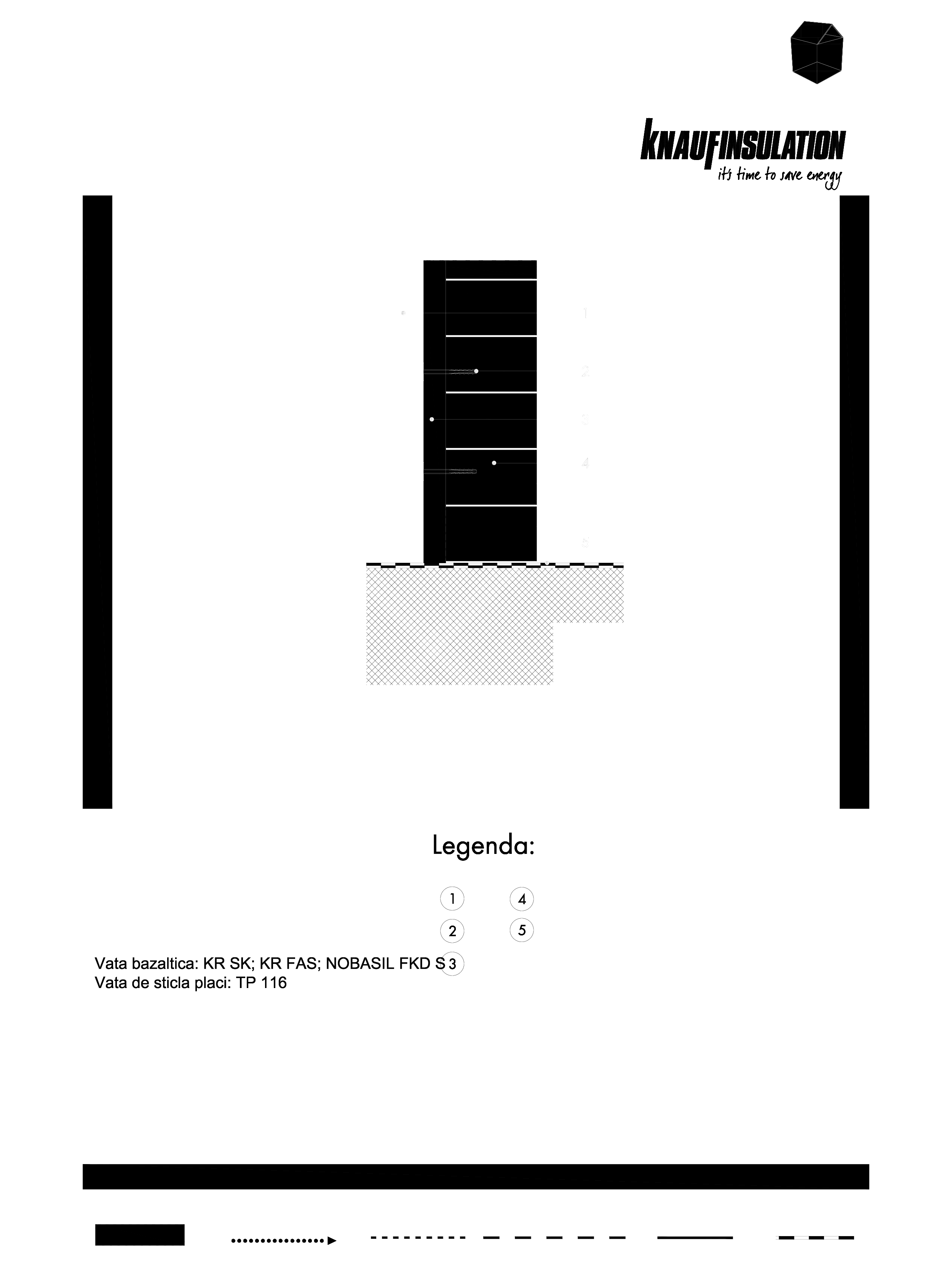 Pagina 1 - CAD-DWG Detaliu de soclu - termoizolarea peretilor la fatade cu zidarie decorativa KNAUF ...