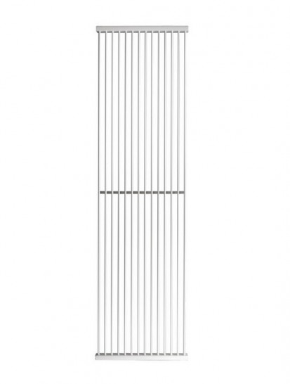 Calorifer vertical cu elementi de otel - Deco Space White - vedere din fata DECO Space