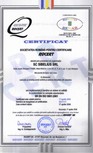 Certificat ISO 9001 2001 