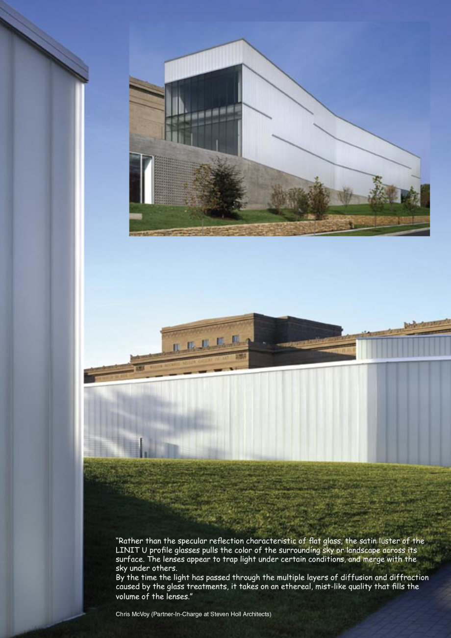 Pagina 19-Catalog de prezentare - Sticla in forma de U LINIT LINIT U Catalog, brosura Engleza hend der...