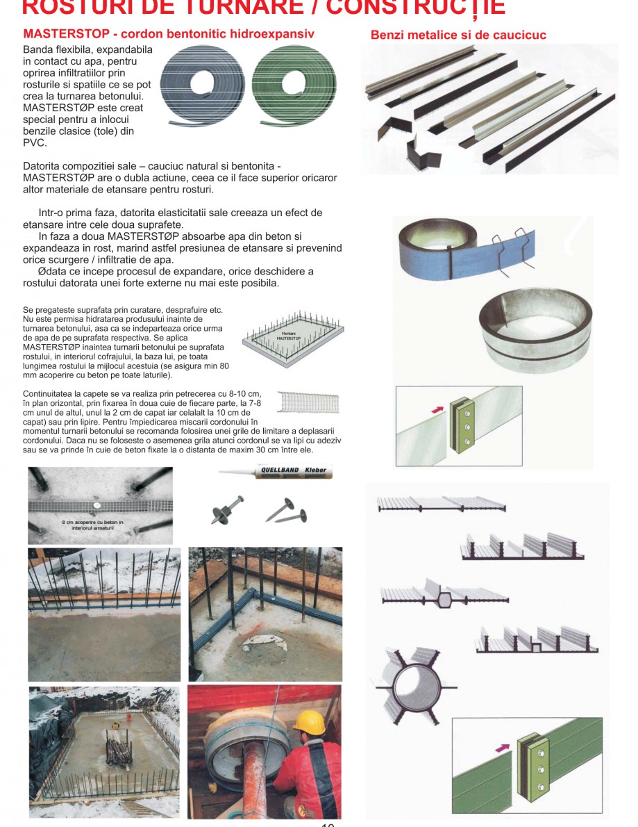 Pagina 12-Solutii complete pentru hidroizolatii, stansari, curatare si protectie suprafete
 UNICO PROFIT...