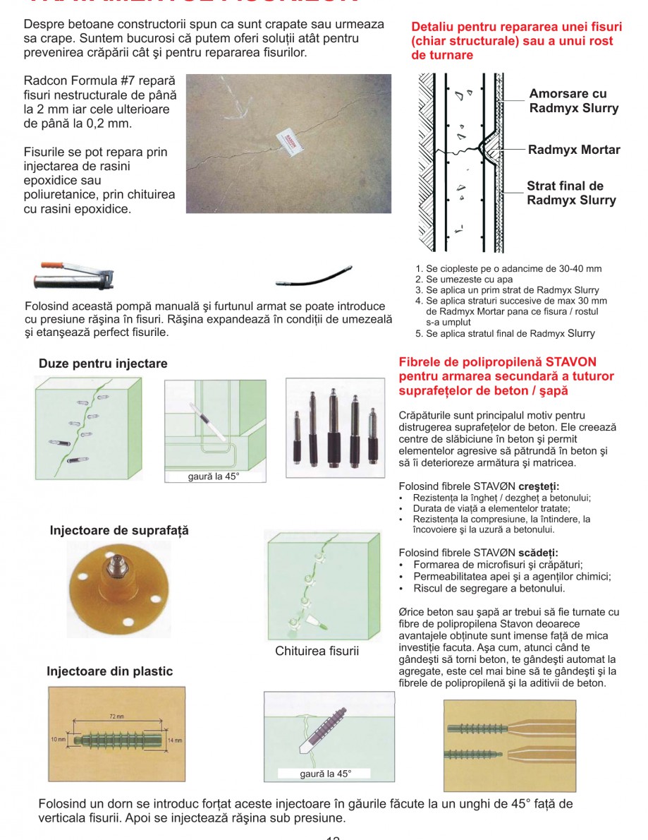 Pagina 14-Solutii complete pentru hidroizolatii, stansari, curatare si protectie suprafete
 UNICO PROFIT...