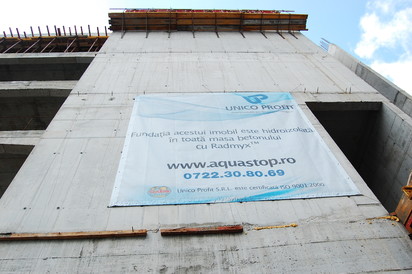 Aplicare tratament de impermeabilizare - RADMYX RADMYX Aditiv in beton - Co-MARK-Co Group - Delea Noua