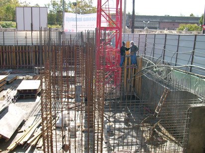Aplicare tratament de impermeabilizare - RADMYX RADMYX Aditiv in beton - MEP - Imobil birouri -