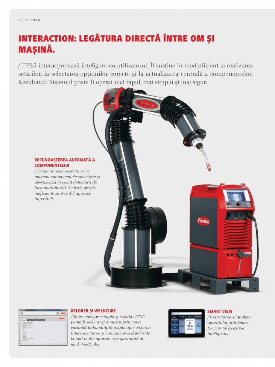 Pagina 6-Aparate de sudura MIG-MAG cu tegnologia TPSi FRONIUS TPS 320i Catalog, brosura Romana mului.

/
...