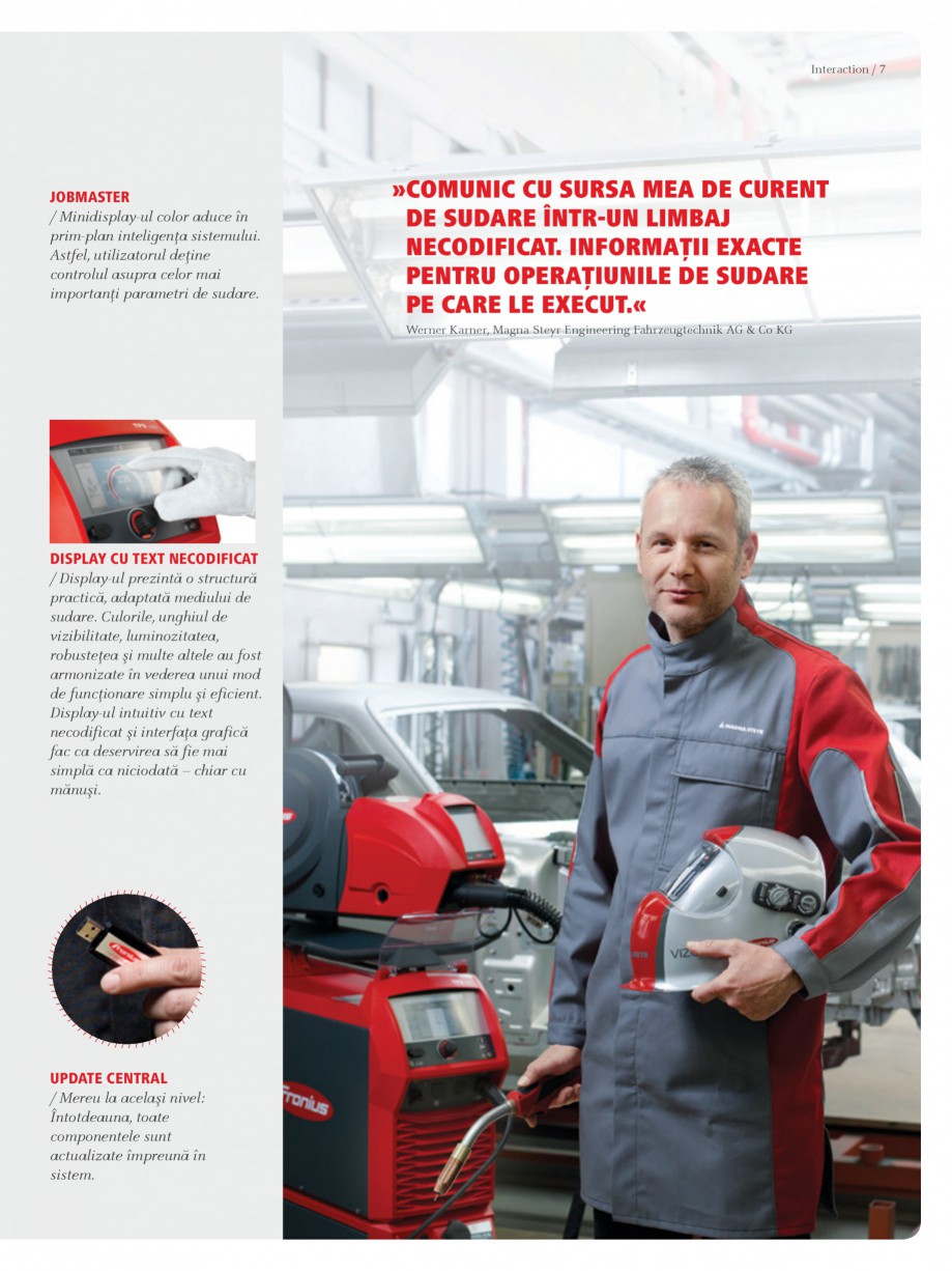 Pagina 7-Aparate de sudura MIG-MAG cu tegnologia TPSi FRONIUS TPS 320i Catalog, brosura Romana PS/i este...