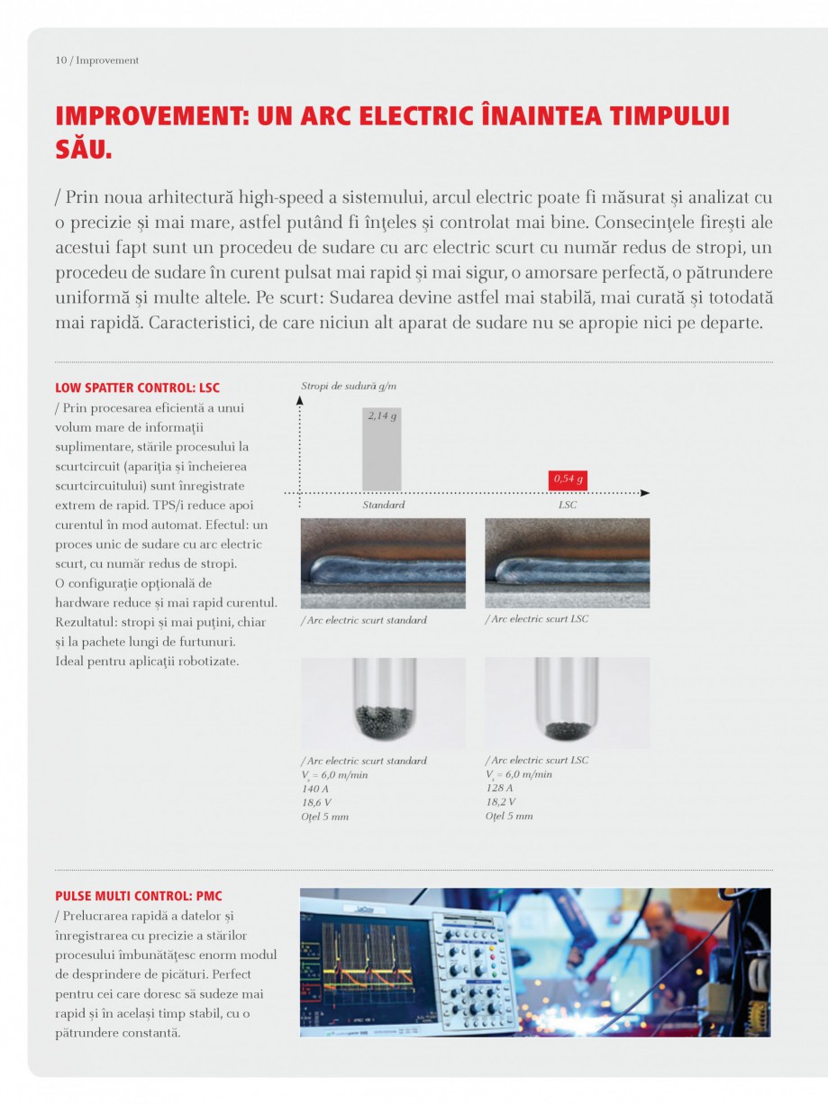 Pagina 10-Aparate de sudura MIG-MAG cu tegnologia TPSi FRONIUS TPS 320i Catalog, brosura Romana  – chiar cu
...
