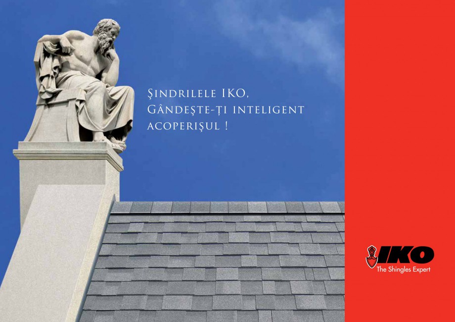 Pagina 1-Sindrile bituminoase IKO Catalog, brosura Romana Şindrilele IKO,
Gândeşte-ţi inteligent...